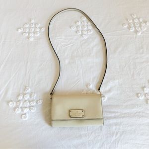 Kate Spade Cream Crossbody Clutch Purse